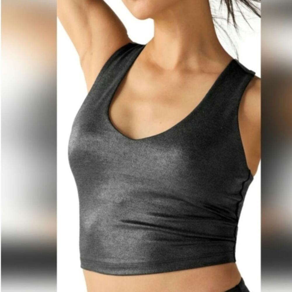 Beyond Yoga Glow On Rib Crop Tank Size: S